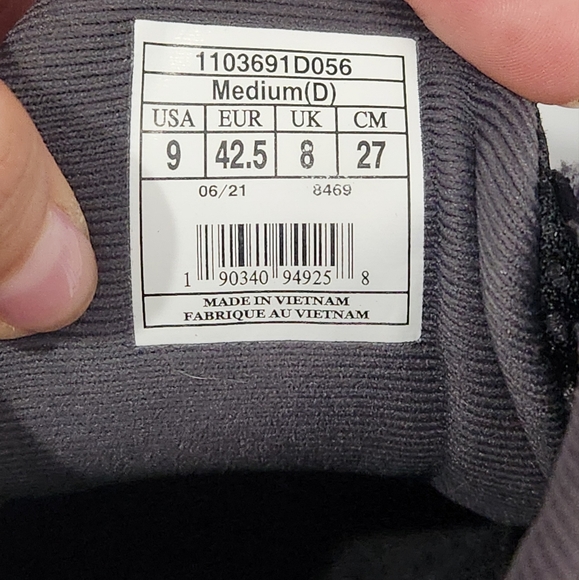 Brooks Ghost 14 Mens Black Blue Running Shoes Sneakers US 9 - Picture 9 of 11